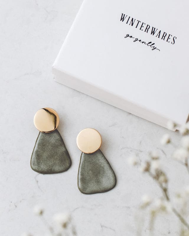 Petal Porcelain Earrings