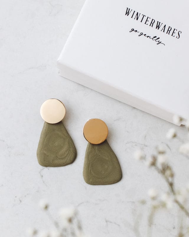 Petal Porcelain Earrings