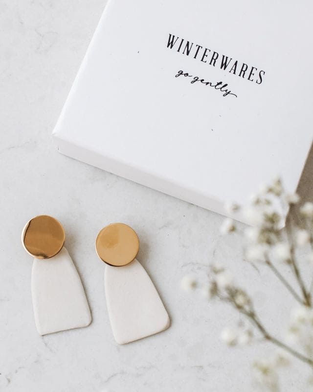 Petal Porcelain Earrings