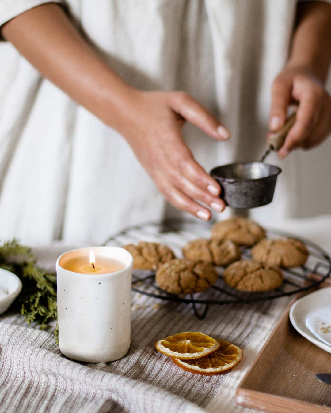 Gingerbread Candle