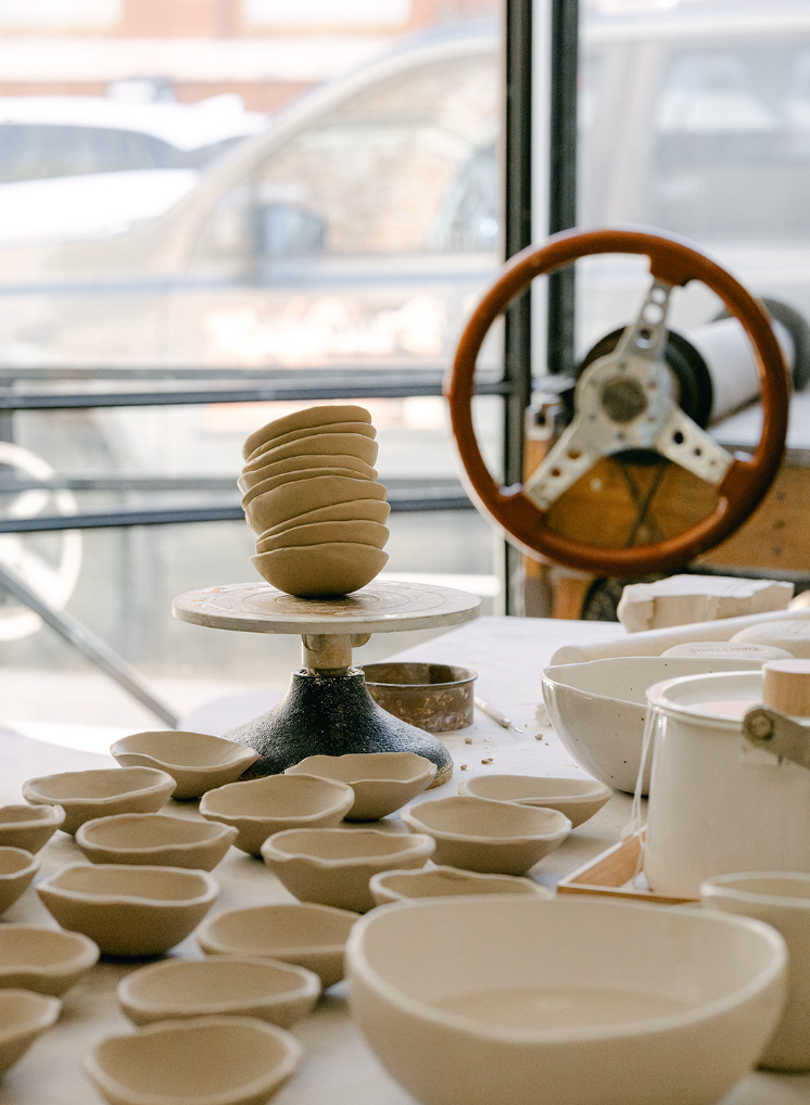 A studio full of clay… and kindness