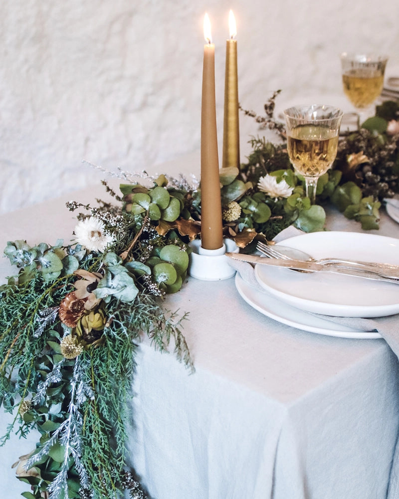 Style your Christmas table with a foliage garland