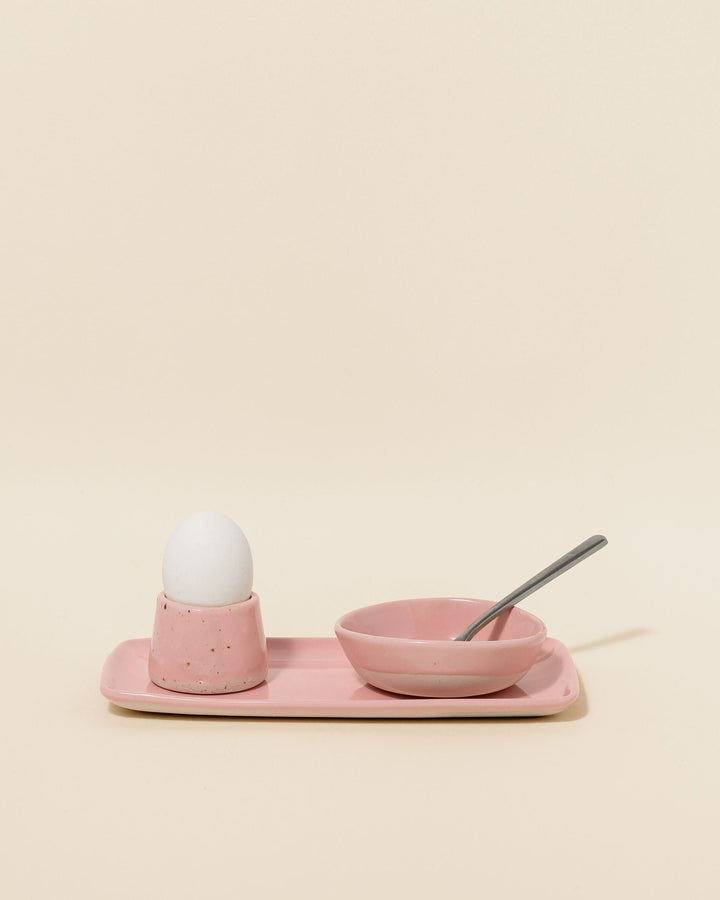Speckled Egg Cup Set