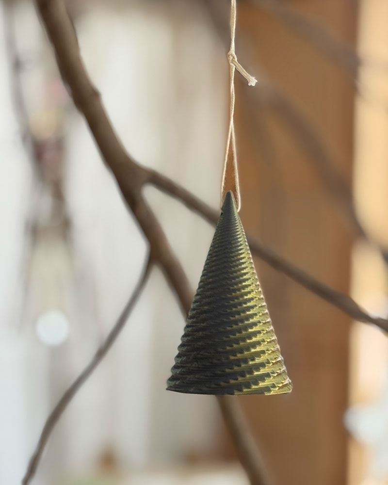 Elegant 3D-Printed Christmas Ornaments