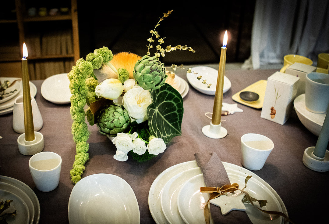 Christmas Tablescape with The Flower Hound