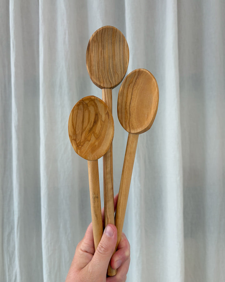Olive Wood Serving & Cooking Spoon