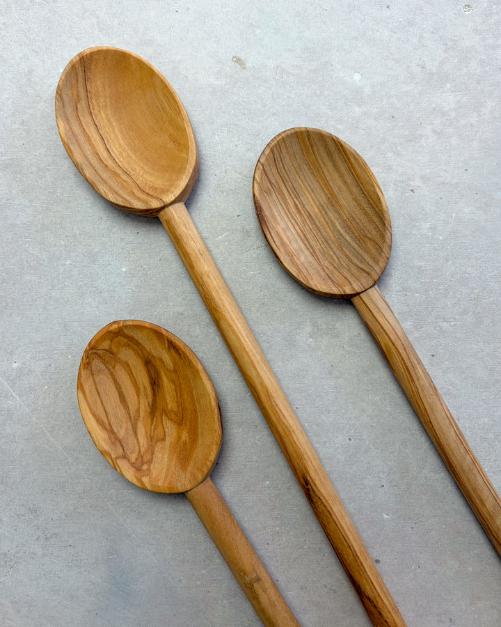 Olive Wood Serving & Cooking Spoon