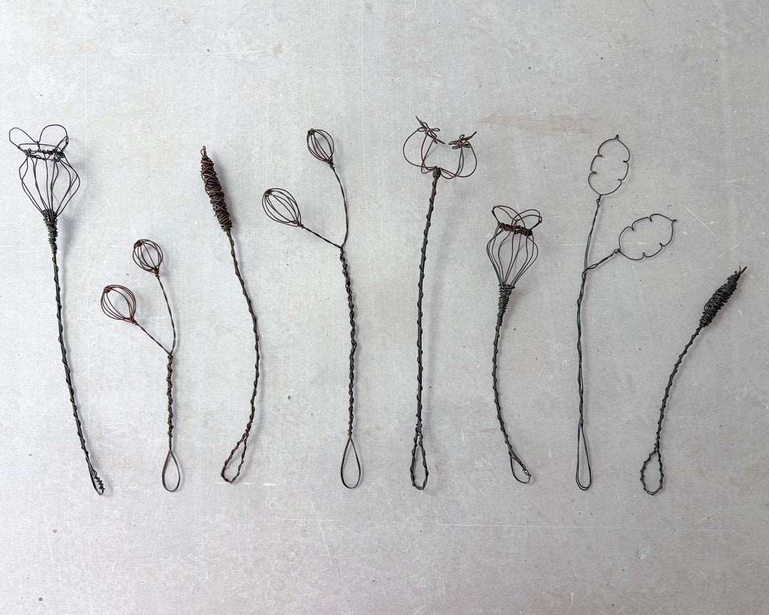 Wire Floral Ornament - Cow Parsley