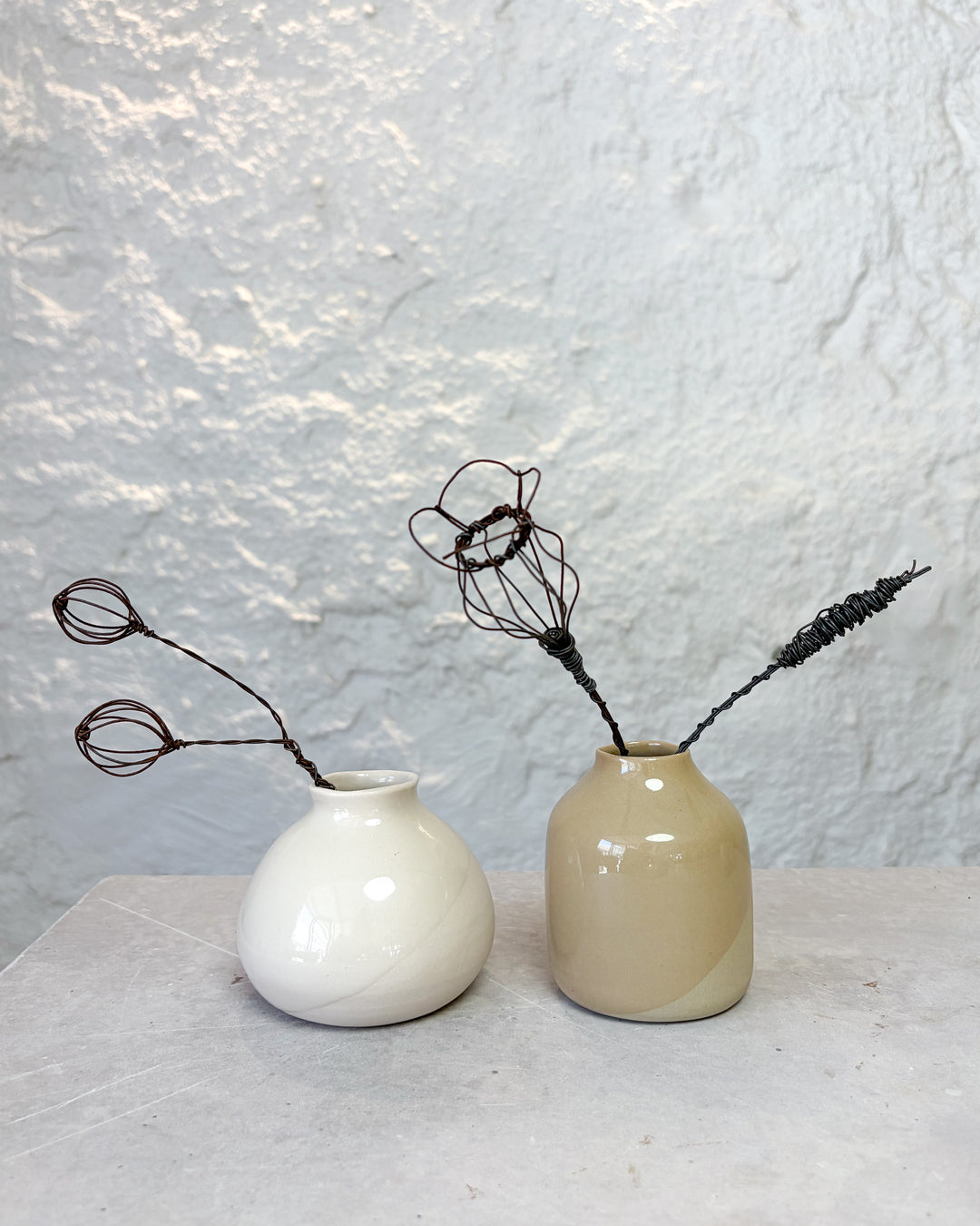 Wire Sprig Ornament - Bullrush