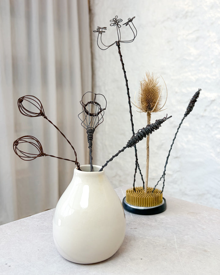 Wire Floral Ornament - Cow Parsley