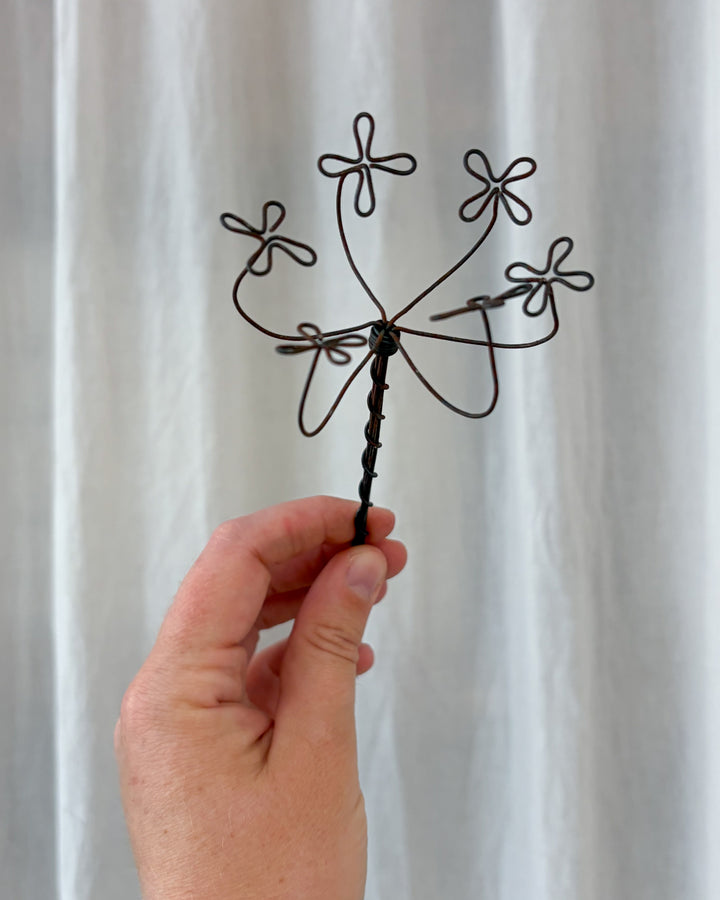 Wire Floral Ornament - Cow Parsley