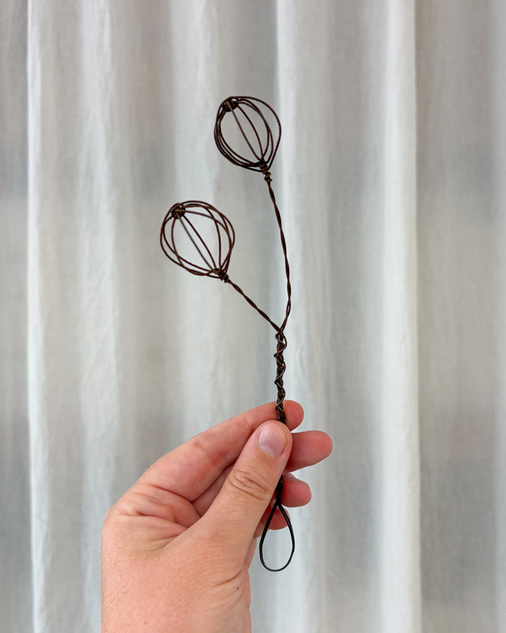 Wire Sprig Ornament - Berries