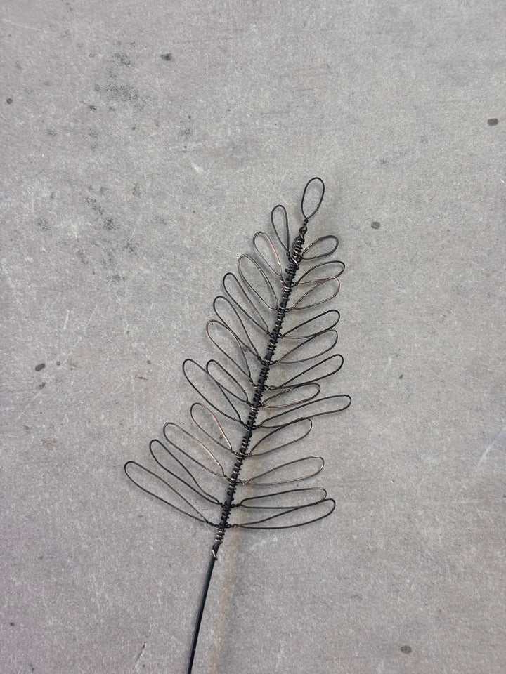 Floral Wire Ornament - Prairie Fern