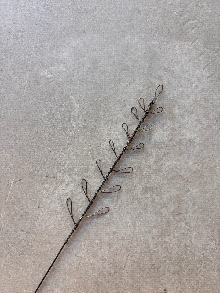 Floral Wire Ornament - Rye Grass