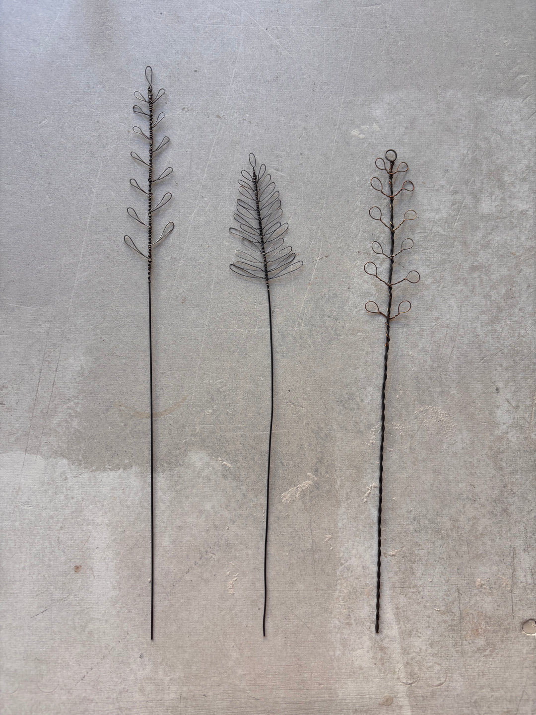 Floral Wire Ornament - Prairie Fern
