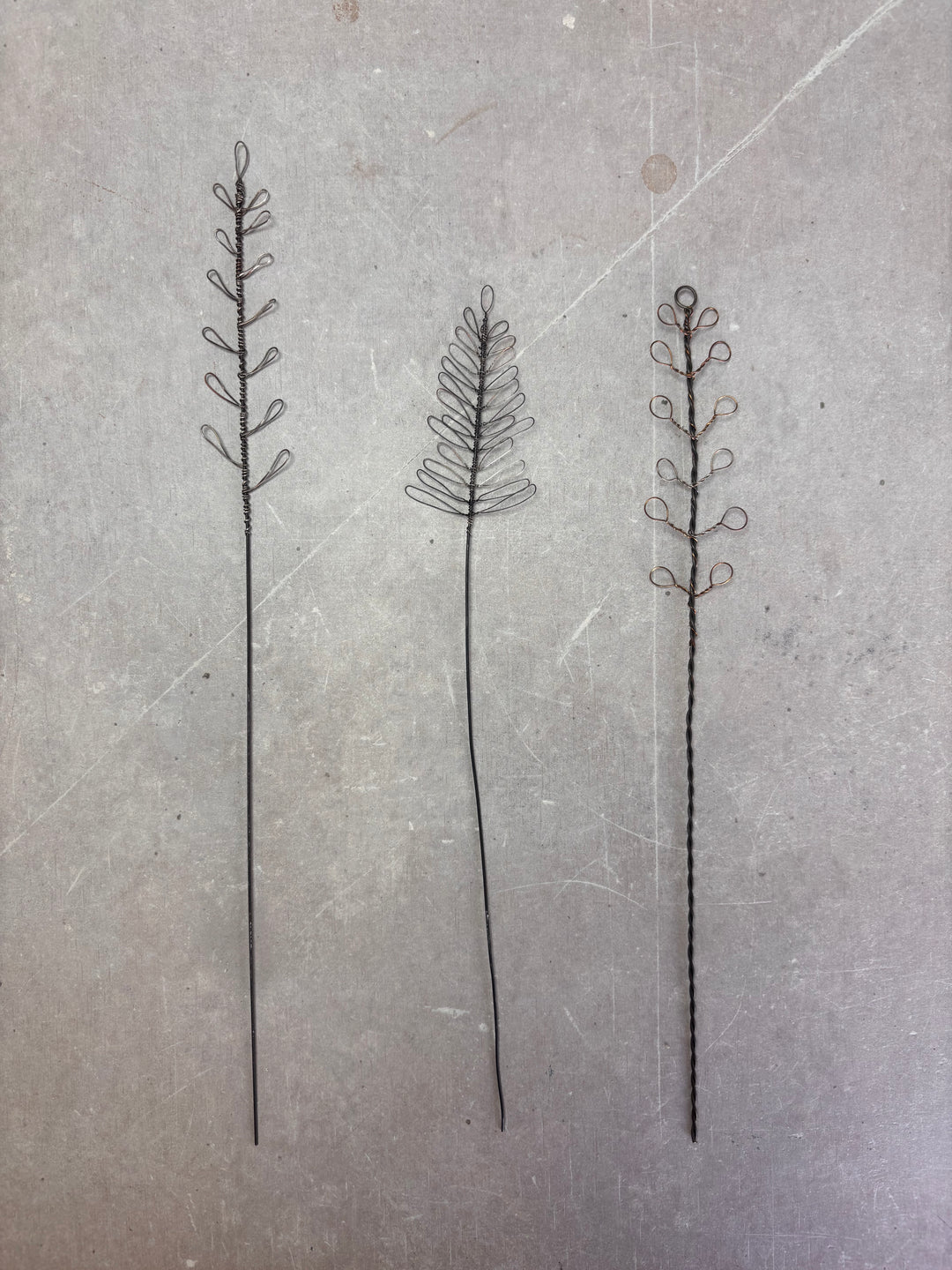 Floral Wire Ornament - Rye Grass