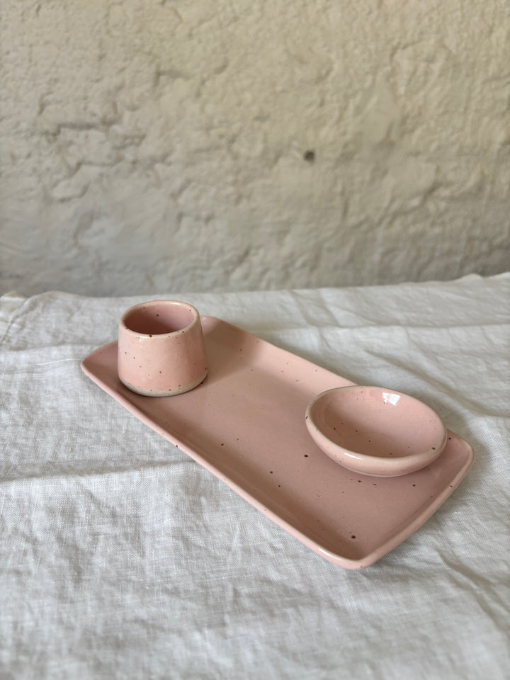 Speckled Egg Cup Set